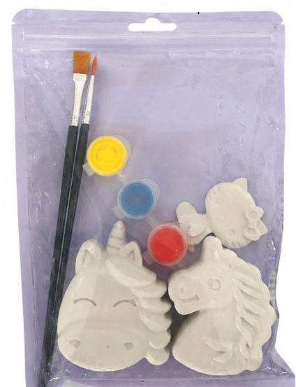 Kit para pintar - unicornio y gatita